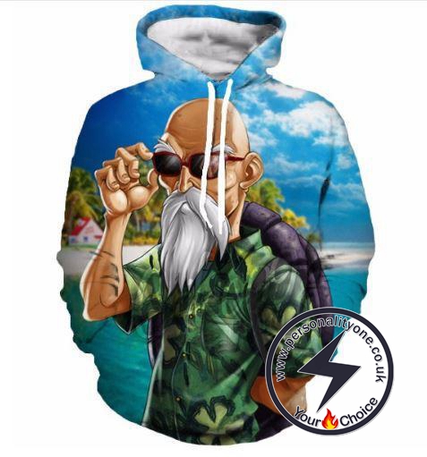 Dragon Ball Z - Master Roshi 3D - Hoodies